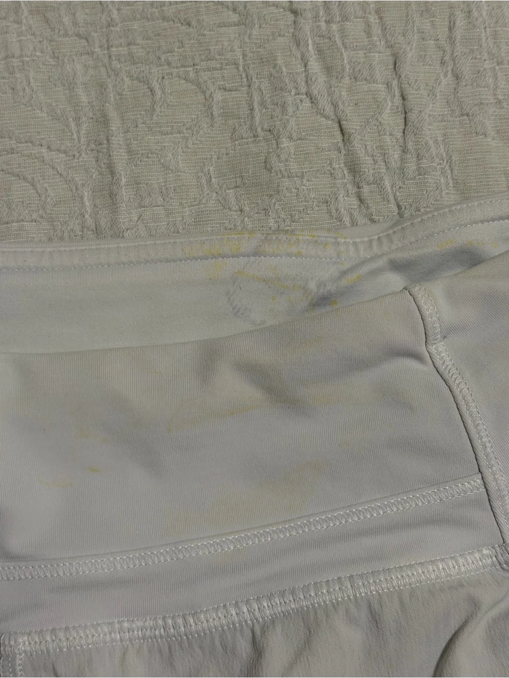lululemon athletica White Athletic Shorts with High Waist